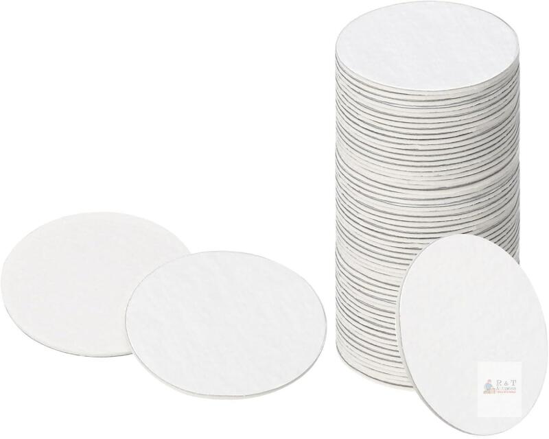 New PATIKIL 22mm/0.87" Aluminum Foil Cap Liner, 200 Pack Resistant Tamper Induction Heat Sealer Sealing Liners for PE/HDPE Plastic Bottle Jar Lid