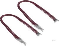 New PATIKIL 24" Necklace Cord, 20 Pcs Waxed Bracelet String 2mm Thickness Necklace Ropes Bulk with Clasp for Pendants Bracelets Jewelry Making DIY Craft, Burgundy