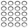 New PATIKIL G3/4" Self-Centered Bonded Sealing Gasket, 20Pcs NBR Metal Bonded Sealing Washers Automotive Washers for Mechanical, Plumbing, Cylinder Repairs - 2