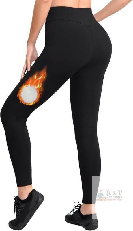 New XL Warm Leggings for Women Winter Fleece Lined Windproof Full Length Legging for Cold Weather Thermal Velvet Shapewear Pants