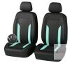 new TSUGAMI Car Seat Bottom Covers - 2 Pack, Universal Fit, Black with Green Accents