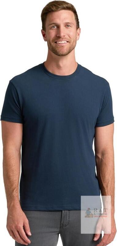 New True Classic Mens Size XL MIDNIGHT BLUE T-Shirts &ndash; Short Sleeve Crew Premium Athletic Fitted Cotton-Poly Mens T-Shirt