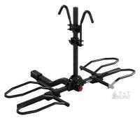 Meeviz 006 Hitch-Mounted 2-Bike Platform Rack, 180 lbs Capacity, Fits 2" Hitch Receivers