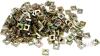 New 50pcs M6x10x3mm Square Nuts Threaded Carbon Steel Square Nuts Machine Fasteners Zinc Plated Finish