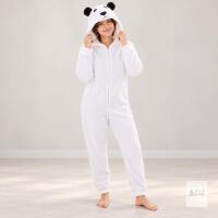 NEW COSPLAY Unisex Adult Size SM Sherpa Onesie Pajamas Animal One Piece Costume Cosplay Sleepwear