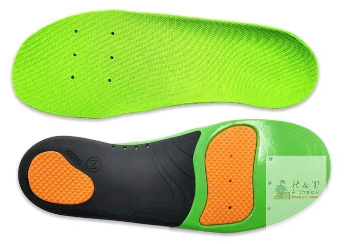Maypad Comfort Insole XL Orthopedic Arch Support, Breathable, Green/Black/Orange, CE Certified
