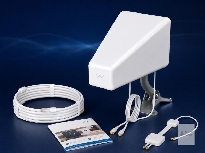 New Retails $600 Waveform DualPlus: 2x2 MIMO Ultra-Directional Log Periodic Antenna | External Antenna for 4G/5G Routers & Gateways | for Rogers 5G Home Internet, Telus, Bell (Complete Kit w/Cable & Window Entry)