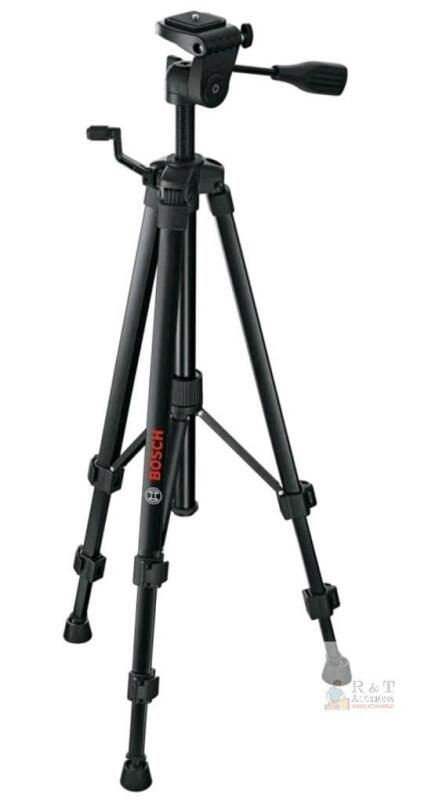 NEW Bosch BT 150 Compact Tripod, 22-61 in Height, 2 lbs, Aluminum, 3-Way Pan/Tilt Head