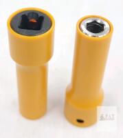 SALTUS 5/16" Insulated Nut Driver Socket, Model 4027123582 681, Yellow/Orange
