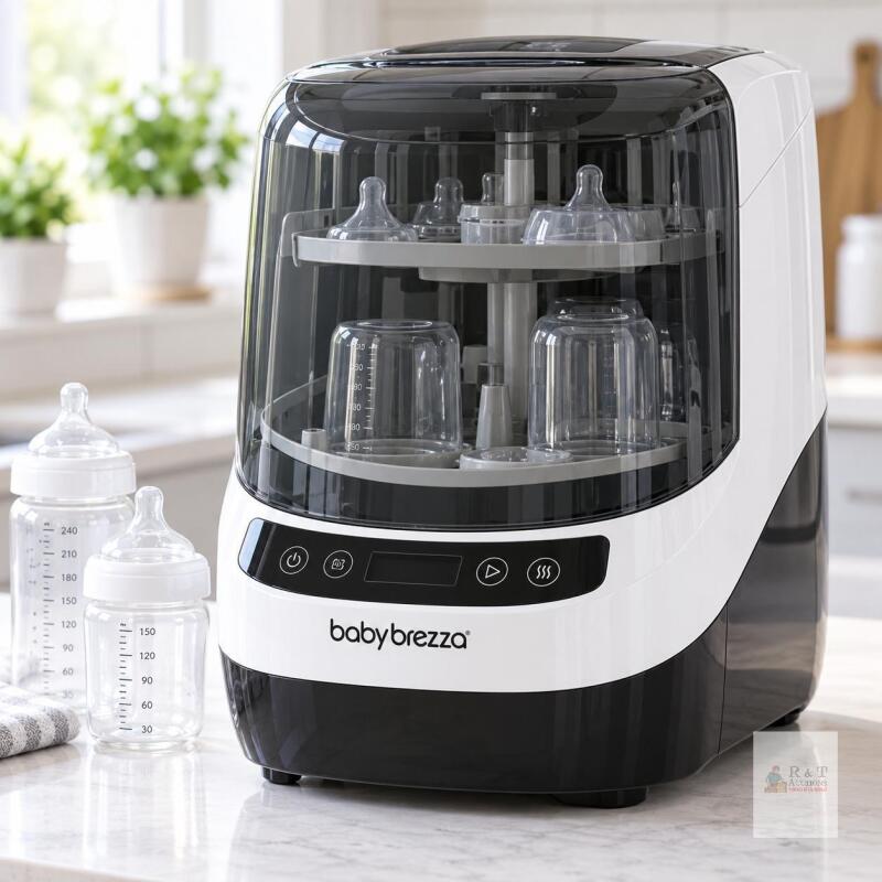 NEW Baby Brezza Bottle Washer Pro &ndash; Automatic Washer, Sterilizer & Dryer, Holds 4 Bottles, 6 Cleaning Modes