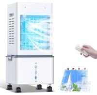 Portable Evaporative Air Cooler KYS-30-105Y, 3 Speeds, Remote, 45W, 4 Ice Packs, 120V/240V