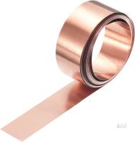 New uxcell Copper Sheet Roll 2000mm x 10mm x 0.02mm, 99.9% Pure Copper Strip Copper Flashing Metal Foil Plate for Electricity DIY Projects
