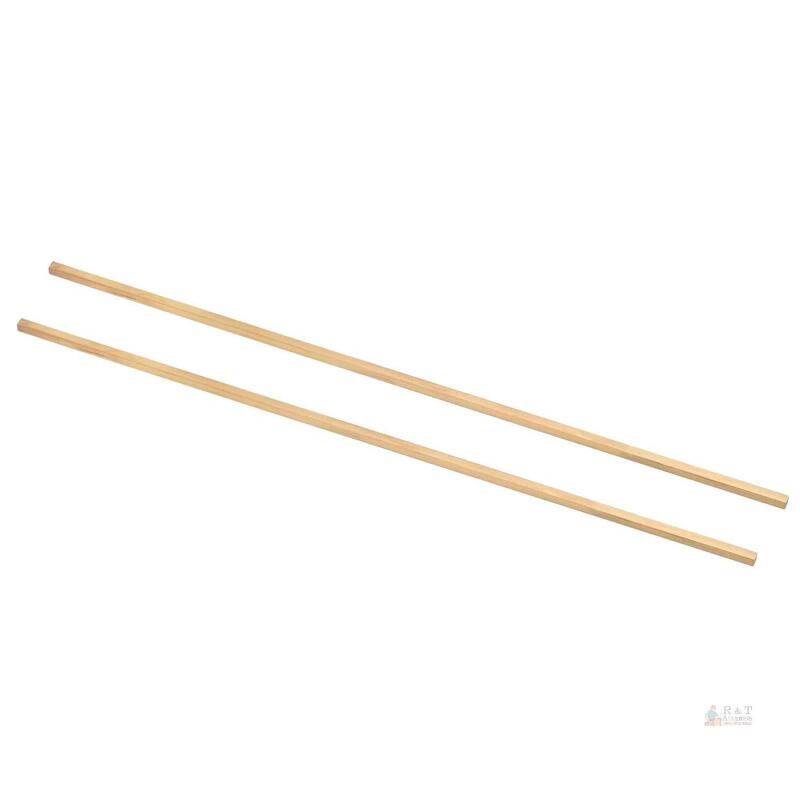 New PATIKIL 5/32x5/32x12 C360 Brass Square Bar, 2 Pcs Solid Flat Mill Stock for Crafting Maintenance Electrical Architectural Decoration, Brass