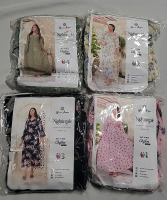 4 New Umer Aayan Nightingale Premium Frocks - Medium