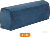 New uxcell 4 Pcs Sofa Armrest Covers Stretch Couch Armrest Cover for Chairs Sofas Couch Arm, Scratch-Resistant Sofa Arm Cover, Navy Blue