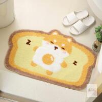 New Tyrafry Cute Bath Rug, Animal Area Rug, Super Soft Toast Mat Thick Plush Foot Mat Water Absorption Anti Slip Rug for Bathroom and Bedroom, 17.7 x 25.5.