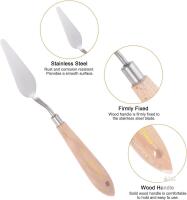 New No.12 Painting Palette Knife Stainless Steel Pallet Knife