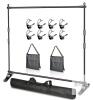 NEW EMART EM-DBS88 Adjustable 10x8ft Backdrop Stand Kit with Carrying Case