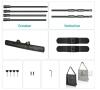 NEW EMART EM-DBS88 Adjustable 10x8ft Backdrop Stand Kit with Carrying Case - 3