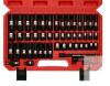 NEW MIXPOWER MT009 49-Piece 3/8" Drive SAE/Metric Impact Socket Set with Extensions & Case