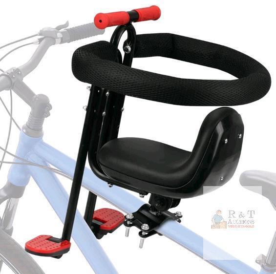 NEW Front Mounted Child Bike Seat w/ Safety Guard, Fits Ages 1&ndash;5, Includes Hardware