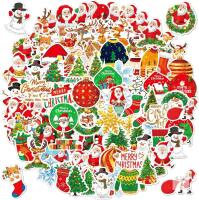 New Holographic set b Christmas Stickers 100PCS Glittering Christmas Themed Stickers Non-Repeating Vinyl Waterproof Xmas Holiday Stickers for Water Bottles Laptop Gift Boxes Christmas Decorations (Set B)