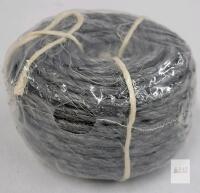 Gray Sisal Rope, 6mm x 10m (32.8ft), Natural Fiber, Sealed,