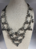 Patricia David signed Brutalisy Pewter Necklace