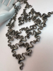 Patricia David signed Brutalisy Pewter Necklace - 2