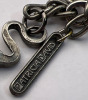 Patricia David signed Brutalisy Pewter Necklace - 3