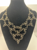 Patricia David signed Brutalisy Pewter Necklace - 4