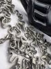 Patricia David signed Brutalisy Pewter Necklace - 5