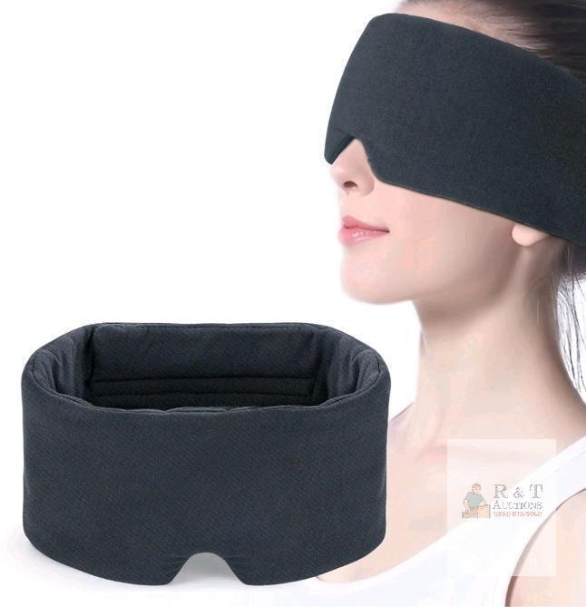 Mavogel AU185162 Sleep Mask, Gray, Modal & Cotton, Adjustable, Light-Blocking