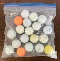 19 Golf Balls, Various Brands, Used