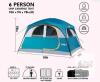 NEW UNP 6-Person Dome Camping Tent, Model UNP-100978 - Blue - 2