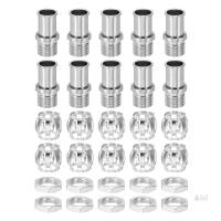 New MECCANIXITY G4 Lamp Hardware Fixtures, 21x11.5mm Size M10 Thread LED Wire Bases Light Fastener Holder Fit for G4 Bulb Socket, 10 Set