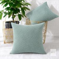 New Light Green New MERNETTE Pack of 2, Chenille Decorative Square Throw Pillow Cover Cushion Covers Pillowcase, Home Decor Decorations for Sofa Couch Bed Chair 18x18 Inch/45x45cm