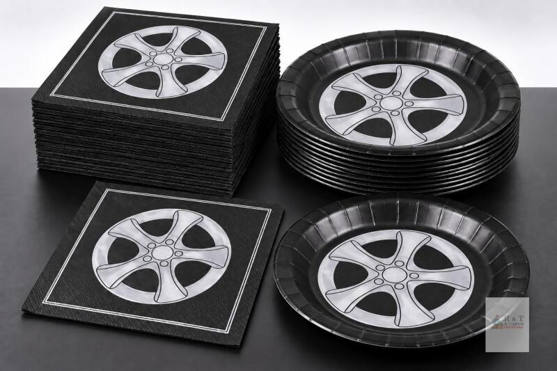 New 40 pc paper plates and napkins
