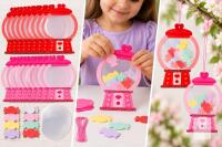 New Gumball Machine Craft Kits, 20Pack DIY Thankful Heart Bubble Gum Machine Crafts Hanging Ornaments with Candy Cards, Sweet Appreciation Decor for School Classroom Art Activities