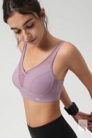 New Purple Tmeefee Size 3XL Adjustable Sports Bras ,High Support Padded Racerback Sport for Large Bust Workout Running Gym