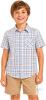 New Size 13/14 BIENZOE Boys Plaid Cotton Shirt: Button Down Tops