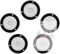 New 5pcs Plastic Circular Measuring Tool Spirit Level Bubble with Mounting Hole for Measurement of Balance