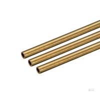 New uxcell Brass Tube, 3mm OD 0.5mm Wall Thickness 250mm Length Round Pipe Tubing for Industry, DIY Projects 3 Pcs