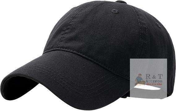 New SM/MED Baseball Cap for Men Women Washed Cotton Unstructured