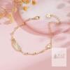 New INITIAL "K" Apsvo Angel Wings Bracelets Gifts for Girls Dainty Initial Bracelets