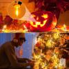 New LaWana Christmas Village Lights with 5 LED Warm-White Bulb,Decoration for Christmas Village Houses,C7 Village Light Cord