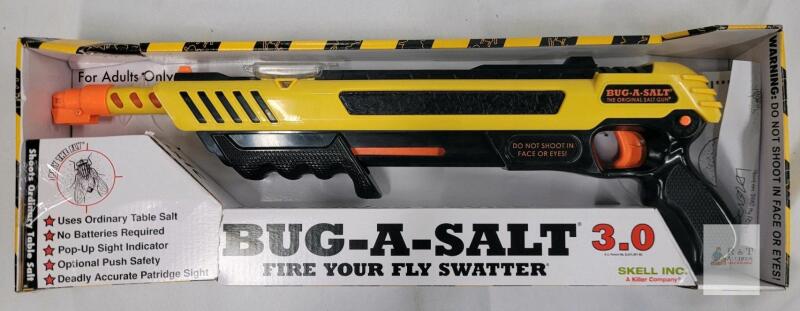 NEW BUG-A-SALT 3.0 Salt Gun &ndash; Manual Pump-Action Insect Control Device