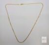 14K Gold Chain , 2.3 grams . 15.5" Long - 2