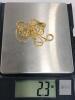 14K Gold Chain , 2.3 grams . 15.5" Long - 4