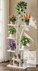 NEW 7-Tier Corner Metal Plant Stand with Adjustable Shelves and Optional LED Grow Lights